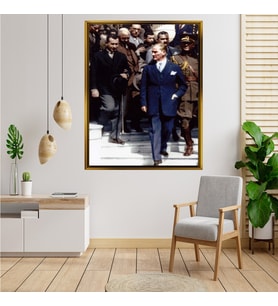 ÇERÇEVELİ ATATÜRK TABLO S376