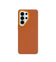 Aurum Vegan Leather Case Camel Heritage Galaxy S24 Ultra