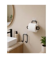 Banyo Düzenleme Seti 2 Rulo Tutucu 2 Havlu Askılığı 4 Parça