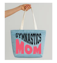 Gymnastics Mom Tasarım Mat Saten Çanta (Petrol Mavisi)