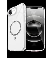 Pilelistore   Apple iPhone 16E Live Diamond Magsafe Kapak - Şeffaf