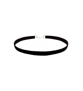 Siyah Renk Kadife Kadın Choker Kolye