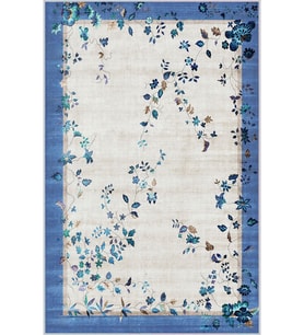 Eliana Home Baskılı, Yıkanabilir Kaymaz Taban Salon Halısı LNA0392 100x150 cm (Mavi)
