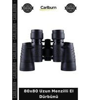 #Dürbün Profesyonel HD Görüntü Gece Görüşlü Avcılık Kamp Doğa Gözlem 80x80 Uzun Menzilli El Çift Dür