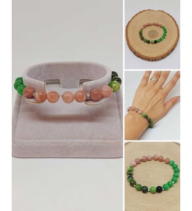 Doğal Taş Şans Bilekliği 8mm Unisex (55772)
