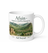 Afşin Doğası ve Kültürü Maraş Hatırası Kupa Bardak Hediye Kahramanmaraş