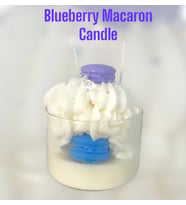 Blueberry Macaron Candle