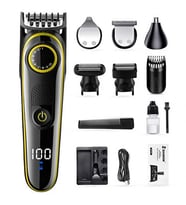 5in1 Fonksiyonlu Turbo Motorlu Saç Sakal Kesme Tıraş Makinesi Burun Kulak Ense Favori Tüm Vücut GO-53-vice 00499
