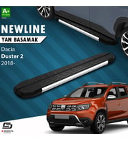 S-Dizayn Dacia Duster 2 NewLine Krom Yan Basamak 183 Cm 2018-2023 A+ Kalite