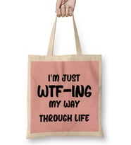 Sarcasm Funny Comment Quotes Gift - Sarcastic Women And Men Humorous Saying Bez Çanta Uzun Saplı