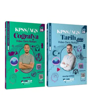 Yediiklim 2026 KPSS Tarih ve Coğrafya Atölye Video Ders Notları Seti 2 Kitap