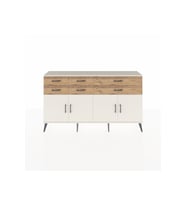 Arges Konsol 3 Raflı 6 Çekmeceli 4 Kapaklı 176x30x99 Aytaşı-Aytaşı/Çam
