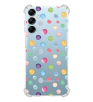PrintiFy Samsung Galaxy M14 Uyumlu Water Color 6 Baskılı Şeffaf Köşe Korumalı Antişok Kılıf