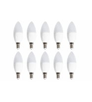 CT-4079 10’lu Set LED Buji Ampul 7W E14 3200K Günışığı 680 Lümen Enerji Tasarruflu Avize Ampulü