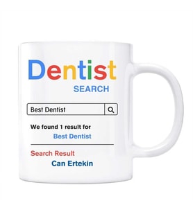 Dentist Google Arama Motoru Diş Doktoru İsimli Kupa