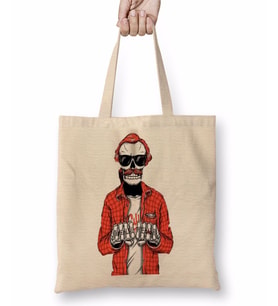 Hipster Two Bez Çanta Uzun Saplı
