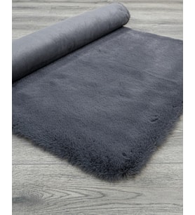 Makine Kaymaz Yıkanabilir Antrasit Bohem Salon Halısı Mutfak Halısı Koridor Halısı Yolluk Antrasit