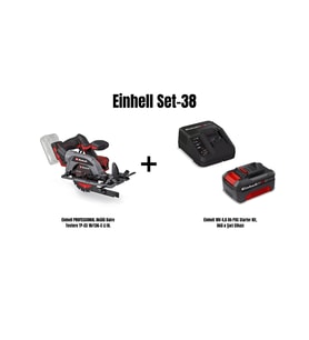 Einhell Set-38 (Einhell Akülü Daire Testere TP-CS 18/136-C Li BL+18V 4,0 Ah Akü & Şarj Cihazı)