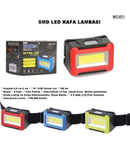 Northcity Pilli Kafa Lambası Wt-071 – 100m Menzil, 9 Saat Çalışma Süresi, 3 Modlu LED