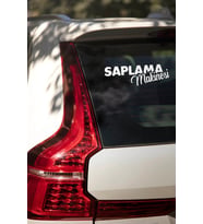Saplama Makinesi 25CMx14cm Arka cam Araba Sticker