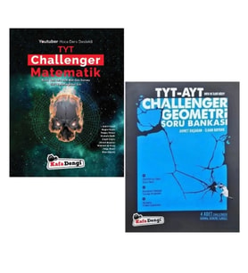TYT CHALLENGER MATEMATİK + TYT-AYT CHALLENGER GEOMETRİ SORU BANKASI / YÜKSEK DERECE HEDEFLEYENLER İÇ