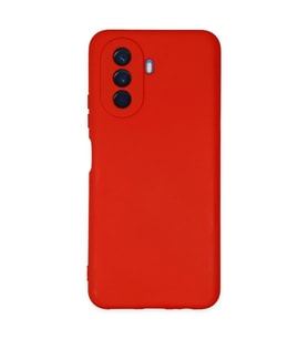 Huawei Nova Y70 Kılıf Nano İçi Kadife Silikon - Kırmızı