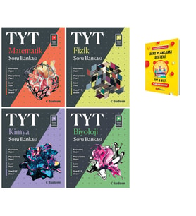 TYT Matematik Fizik Kimya ve Biyoloji 4lü Sayısal Soru Bankaları