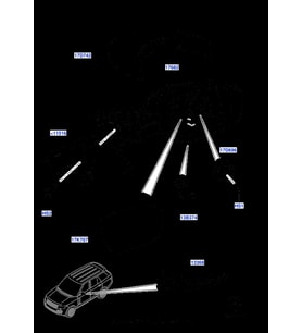 Bmw Range Rover Iv 2013- Ayna Camı Sol  (Oem No:Lr035041)