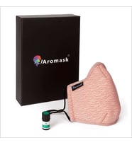 Aromask Okaliptüs Uçucu Yağ ve Pedli Pembe Maske