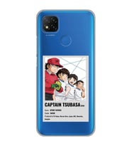 Xiaomi Redmi 9C / 10A Uyumlu Tsubasa Poster Tasarımlı Şeffaf Telefon Kılıfı