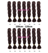 X-Pression Afrika Örgüsü Ve Rasta Için Sentetik Saç 100gr-99J
