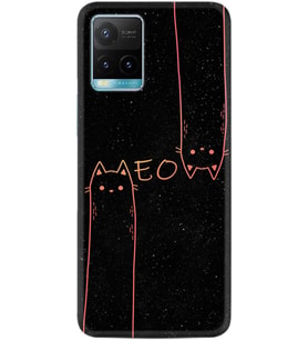 Vivo Y11S Y21S Y20 Y20S Y70 Kılıf Desemli Silikon Meow 1657
