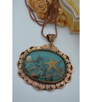 STONEAGE JEWELLERY Gerçek Deniz Yıldızı Bayan Kolye