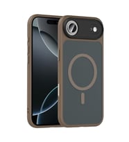 Coverzone ?Phone 17 Air ile Uyumlu Sert PC Arka Y�zey Wireless ?arj �zellikli Buzlu Saydam ZF Kapak