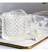 Lüks Kristal Cam Şekerlik Küçük 8 * 13cm