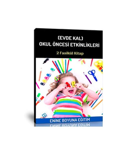 (evde Kal) Okul Öncesi Etkinlik Seti (2 Kitap) (RGB)