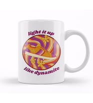 Light It Up Like Dynamite Bts Retro Disco Kupa Bardak Porselen