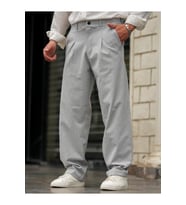 Erkek Pileli Klasik Baggy Pantolon