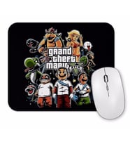 Grand Theft Mario Mouse Pad