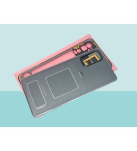 Samsung Galaxy M52 Uyumlu FULL KASA Arka Kapak Batarya Kapağı () - SİYAH