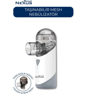 Nexus Nexus Taşınabilir Mesh Nebulizatör Şarzlı Çok Hafif Süper Sessiz