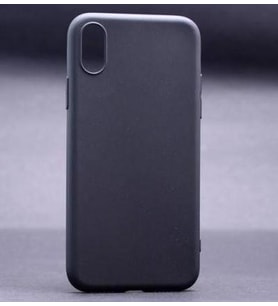 Zore iPhone Xs ile Uyumlu İmax Silikon Kılıf Siyah