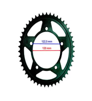 HYOSUNG SUZUKİ ARKA DİŞLİ 525-47T İÇ 120X5 DELİK UYUMLU  DL 650