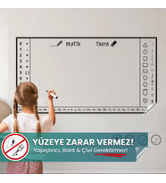 Pratik Tahta, Yüzeye Zarar Vermeyen Akıllı Kağıt, Yazı Tahtası, Yeri Değiştirilebilir, Taşınabilir