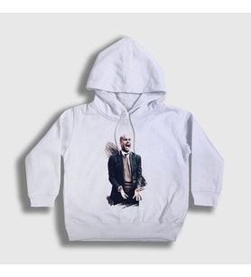 Presmono Unisex Çocuk Beyaz Soccer Futbol Josep Pep Guardiola Kapüşonlu Sweatshirt 340338tt