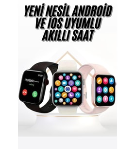 Akıllı Saat Uyku ve Sağlık Takibi Arama Cevaplama 44 MM Amoled Ekran