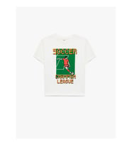 Koton Futbol Baskılı Beyaz Erkek Çocuk T-Shirt 6SKB10106TK