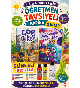 TİMAŞ 2,3. ve 4.Sınıflar İçin Çöp Ülkesi-Bünyo Vücudumuzun Küçük Sırları (SLİME SET HEDİYELİ)
