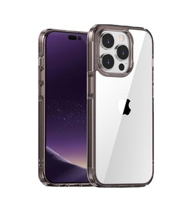 BİKAPAK ELIT CRYSTAL IPHONE 15 PRO ŞEFFAF SİYAH KAPAK