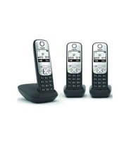 Gigaset A690 Trio 3 Ahizeli Dect Telsiz Telefon (Siyah)